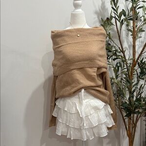 Bluivy Tan Knit Sweater
